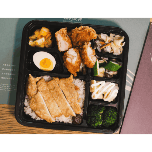 B3雞豬雙拼餐盒