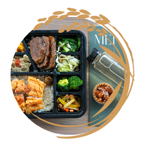 A2精選雞腿排牛腱雙拼餐盒+甜品