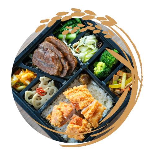 B2精選雞腿排牛腱雙拼餐盒