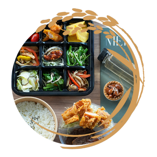 J2精選雞腿排牛腱雙拼餐盒+甜品│九宮格餐盒